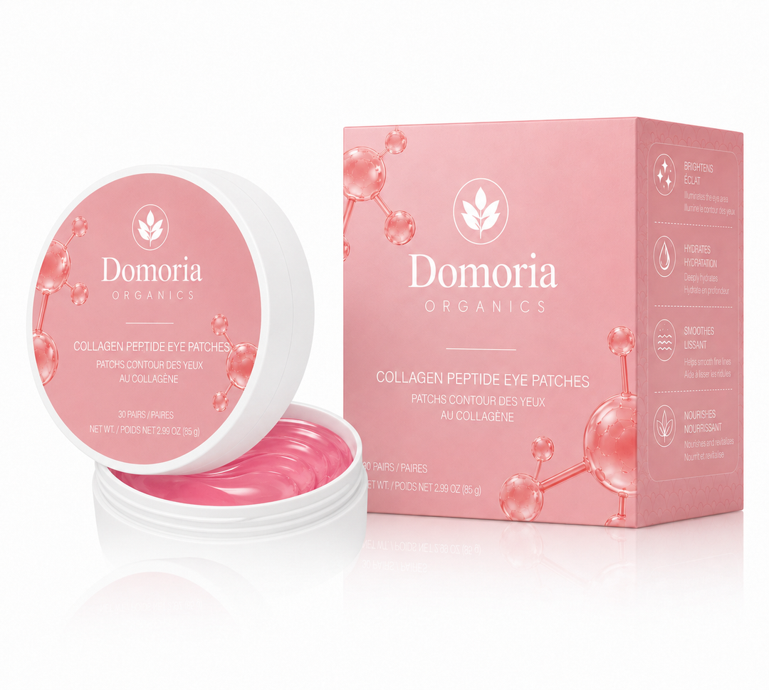 Pink Peptides Collagen Hydrogel Eye Patch for Puffy Eyes, Dark Circles & Fine Lines