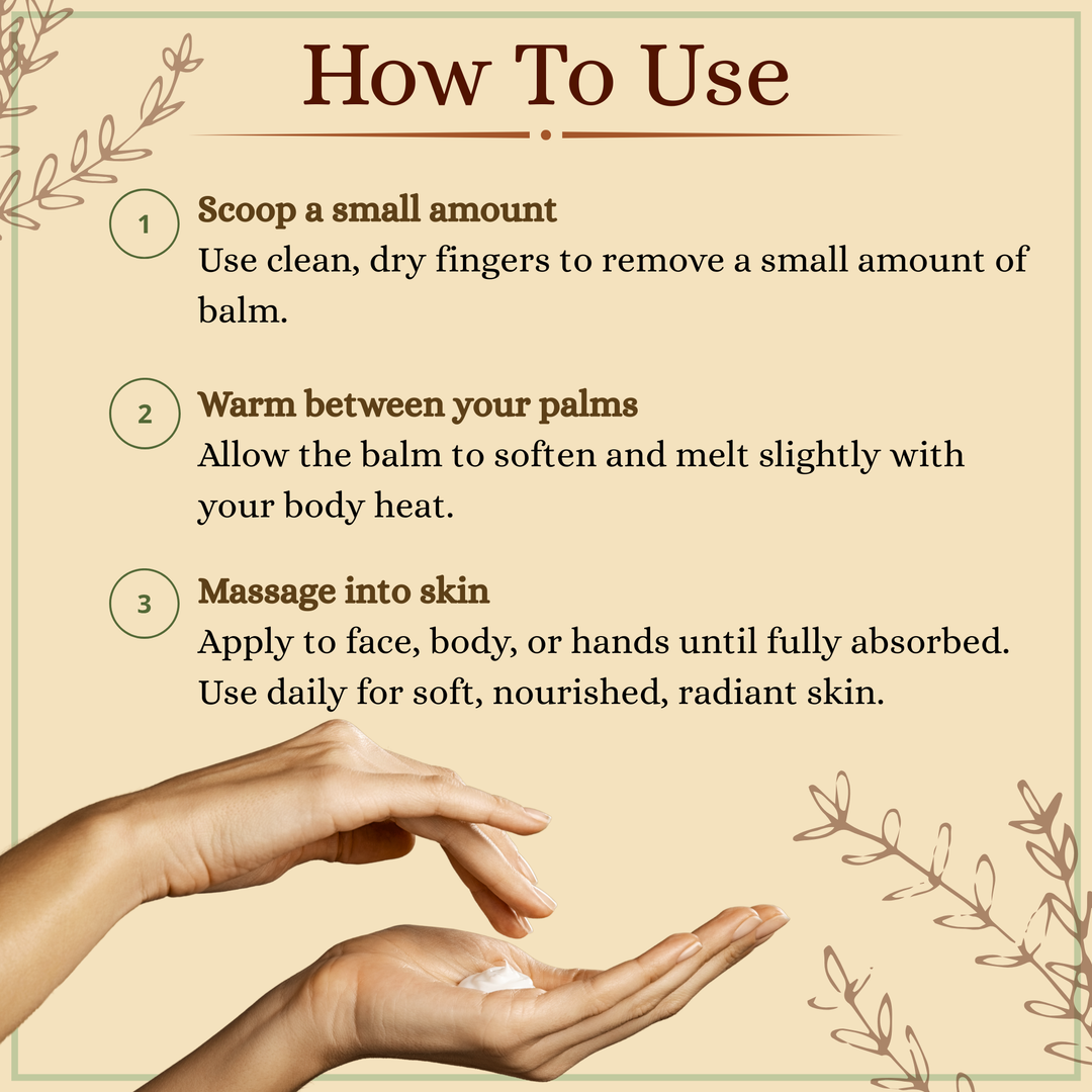 Unscented Herb-Infused Whipped Tallow Balm