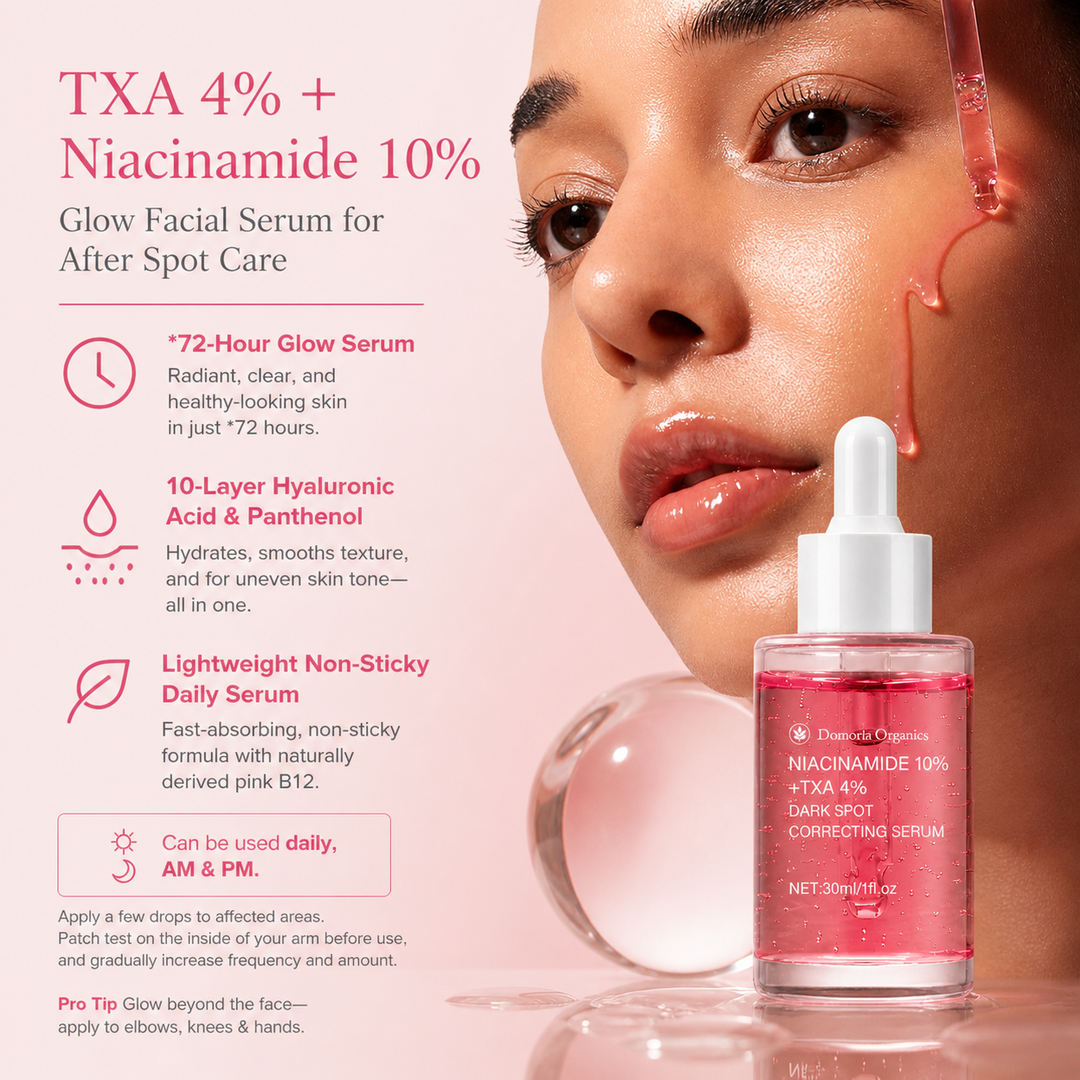 Niacinamide 10% + TXA 4%, Dark Spot Care, Tranexamic Acid, Hydrating & Lightweight All-Day Serum for Glass Skin with Rosemary Extract 1.1fl.oz